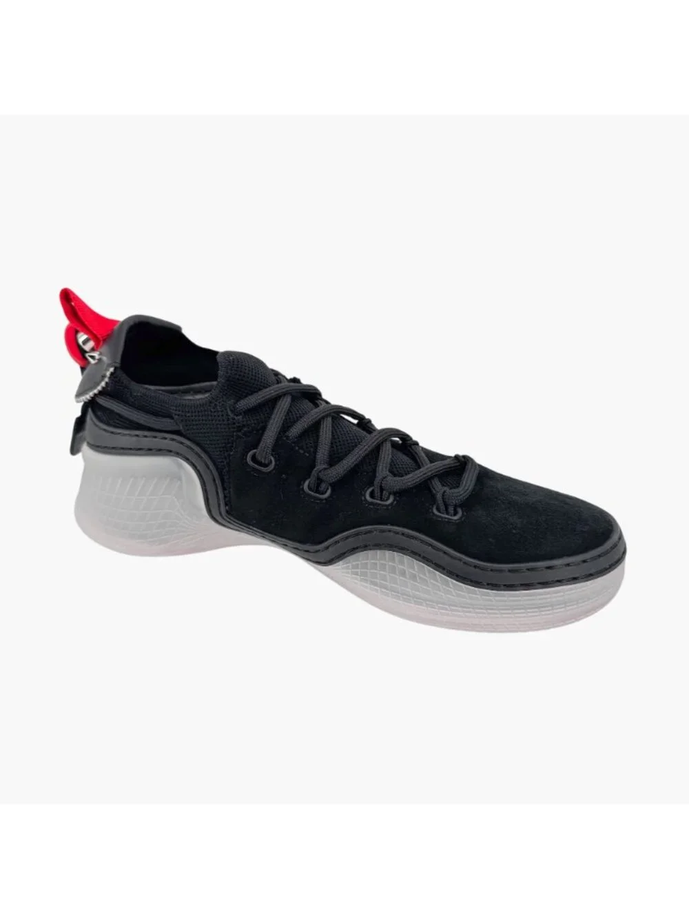 Christian Louboutin Arpoador Black Suede Sock Sneakers Size 39.5 US 9.5 Women's